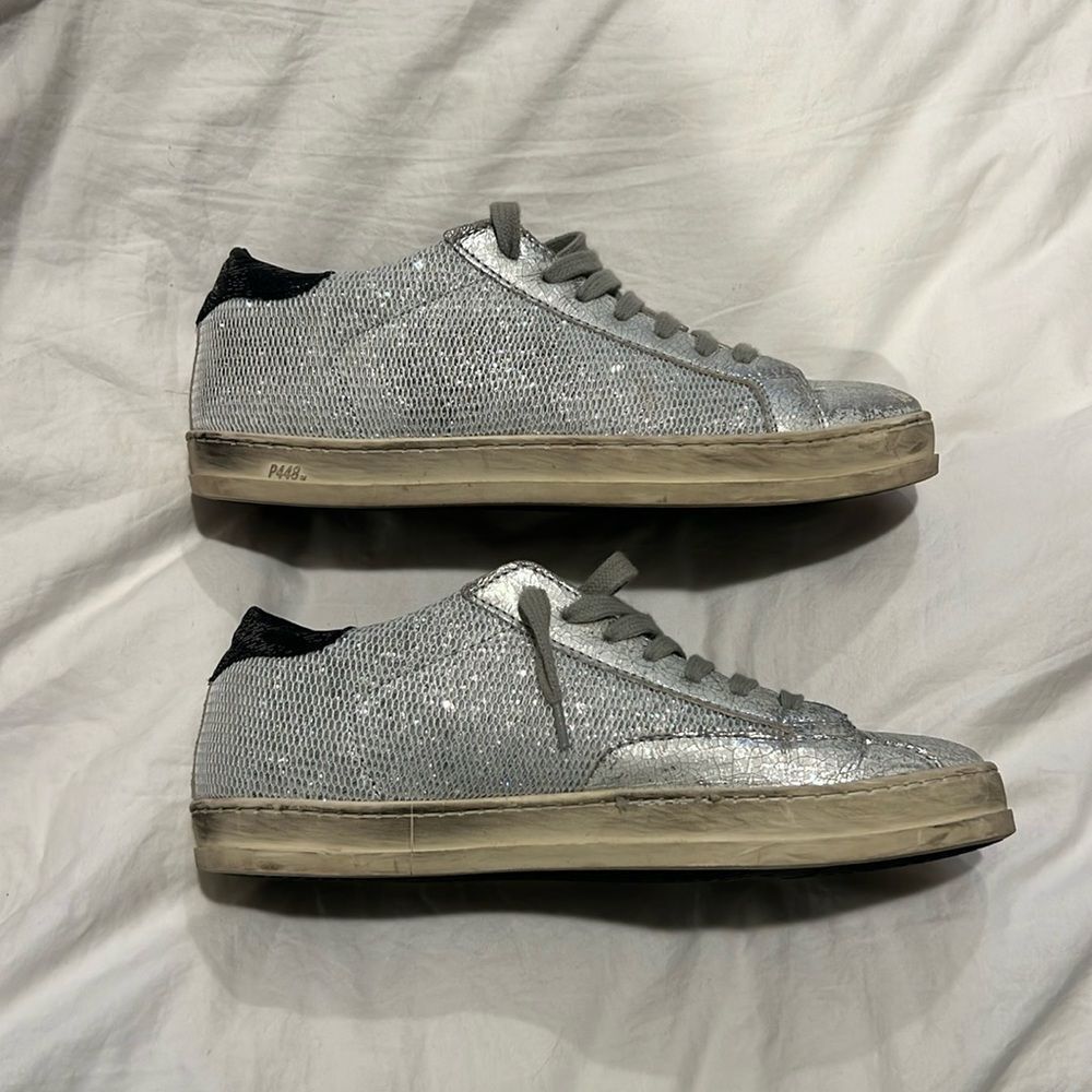 P448 Metallic Sneakers